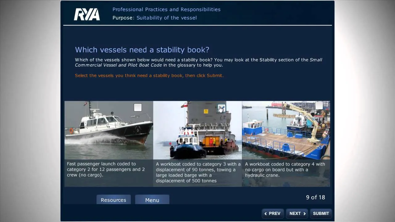 RYA Professional Practices And Responsibilities